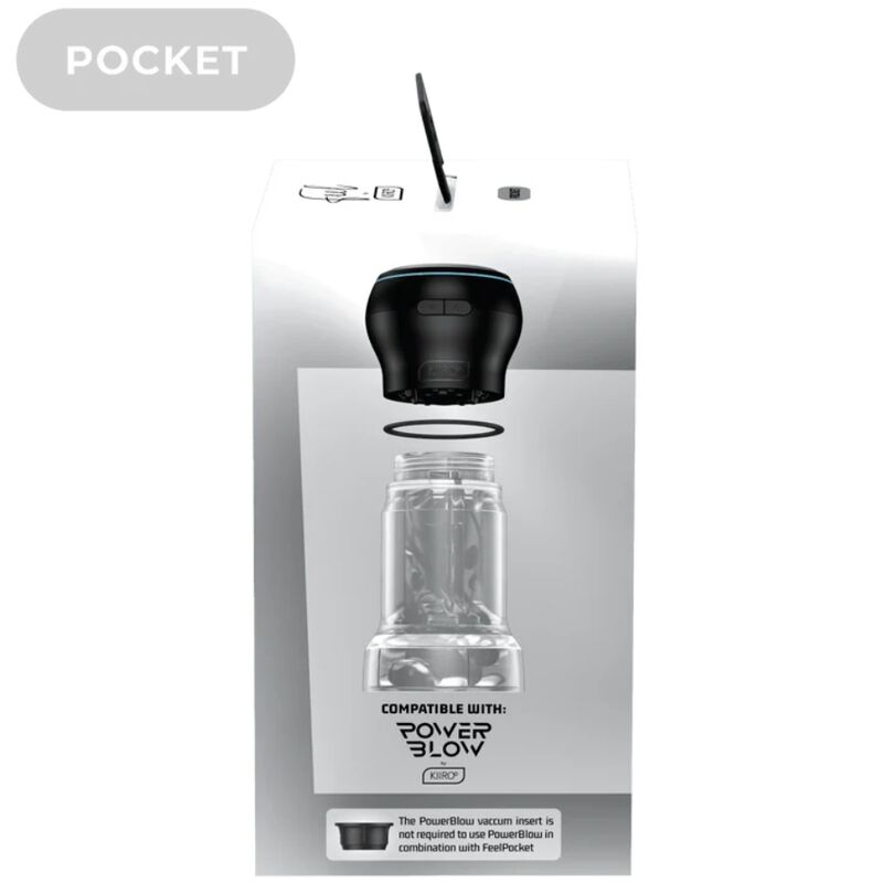 KIIROO - FEEL POCKET STROKER CRYSTAL PAR KIIROO TRANSPARENT