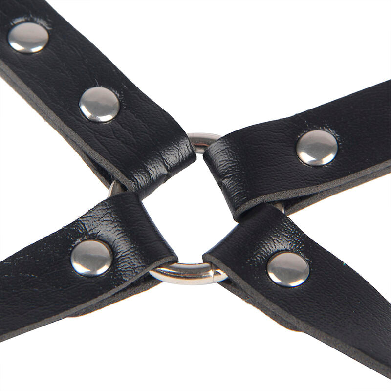 SUBBLIME - 953690 HANDCUFFS WITH BONDAGE BELT BLACK ONE SIZE - 8