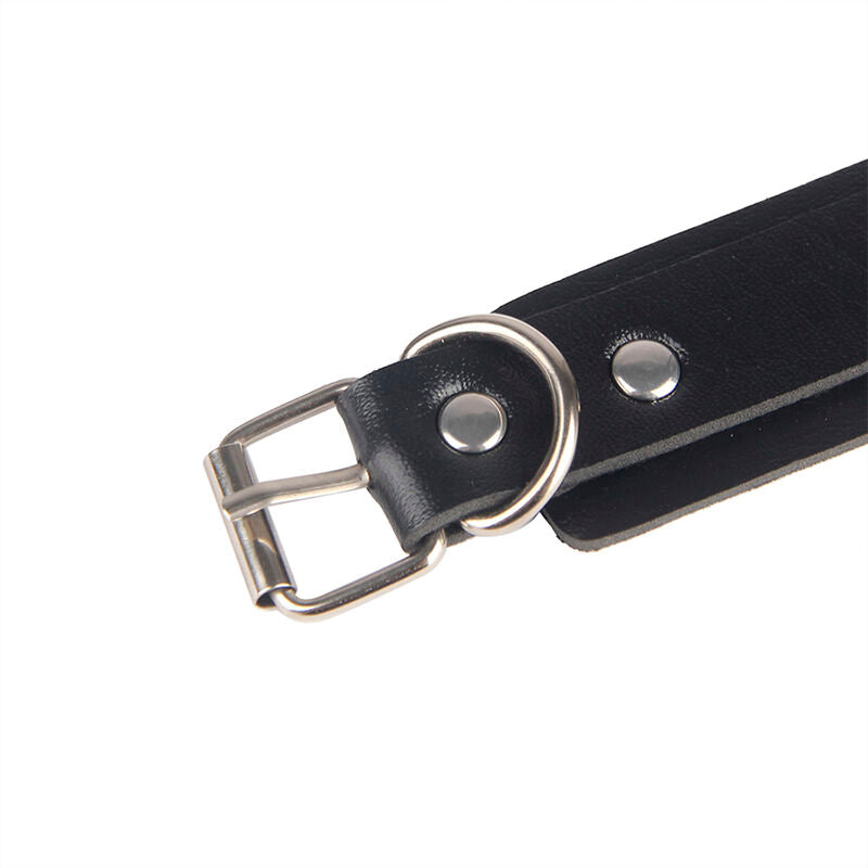 SUBBLIME - 953690 HANDCUFFS WITH BONDAGE BELT BLACK ONE SIZE - 12