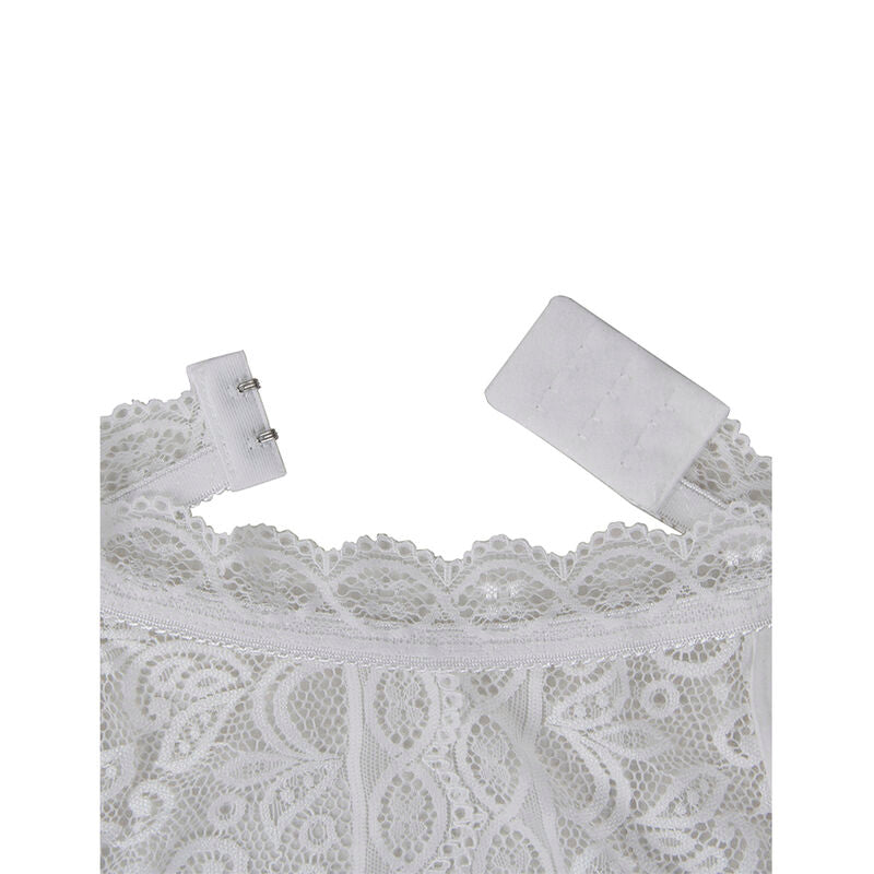 SUBBLIME - 953867 LACE BODYSUIT WHITE L/XL - 7