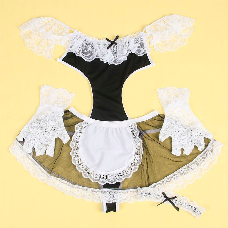 SUBBLIME - 954314 SEXY MAID COSTUME BLACK/WHITE L/XL - 10