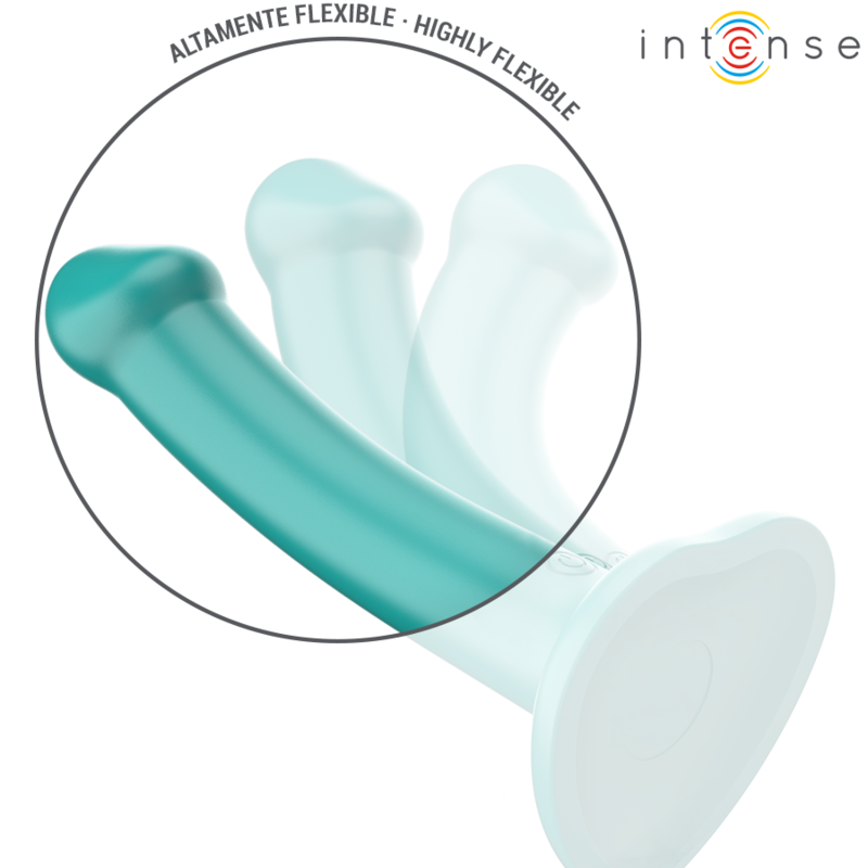 INTENSE - KATIE VIBRATOR WITH SUCTION CUP 10 VIBRATIONS BLUE REMOTE CONTROL - 1