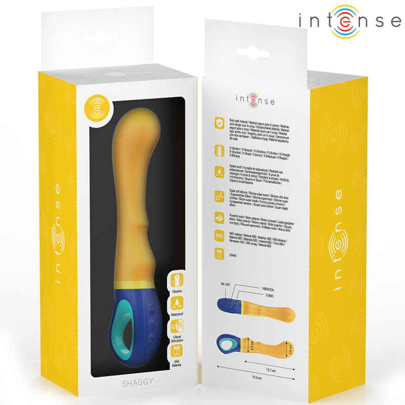 INTENSE - SHAGGY YELLOW G-SPOT VIBRATOR