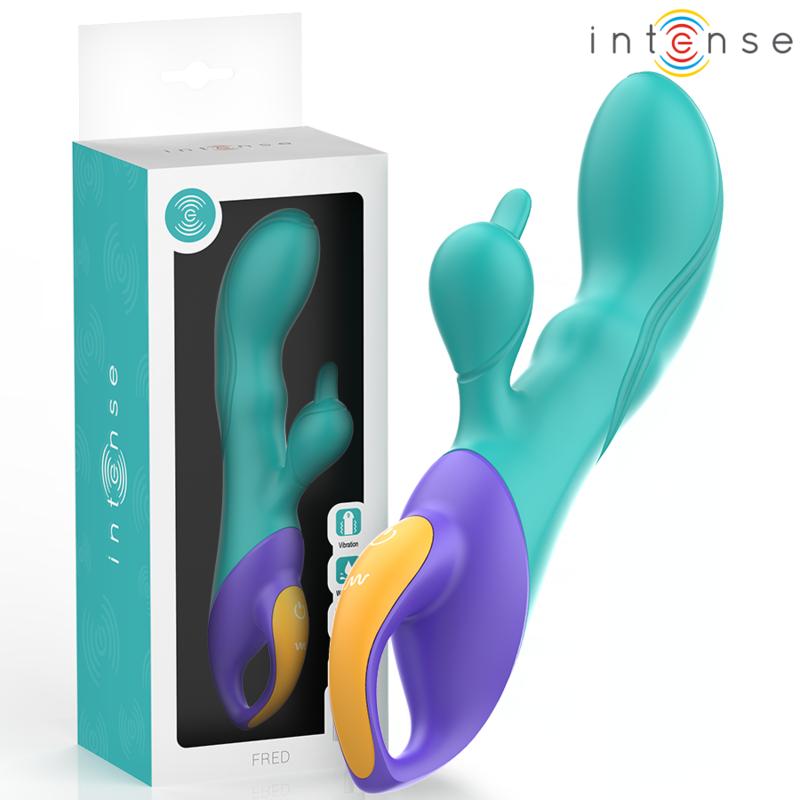 INTENSE - FRED RABBIT VIBRATOR BLUE - 5