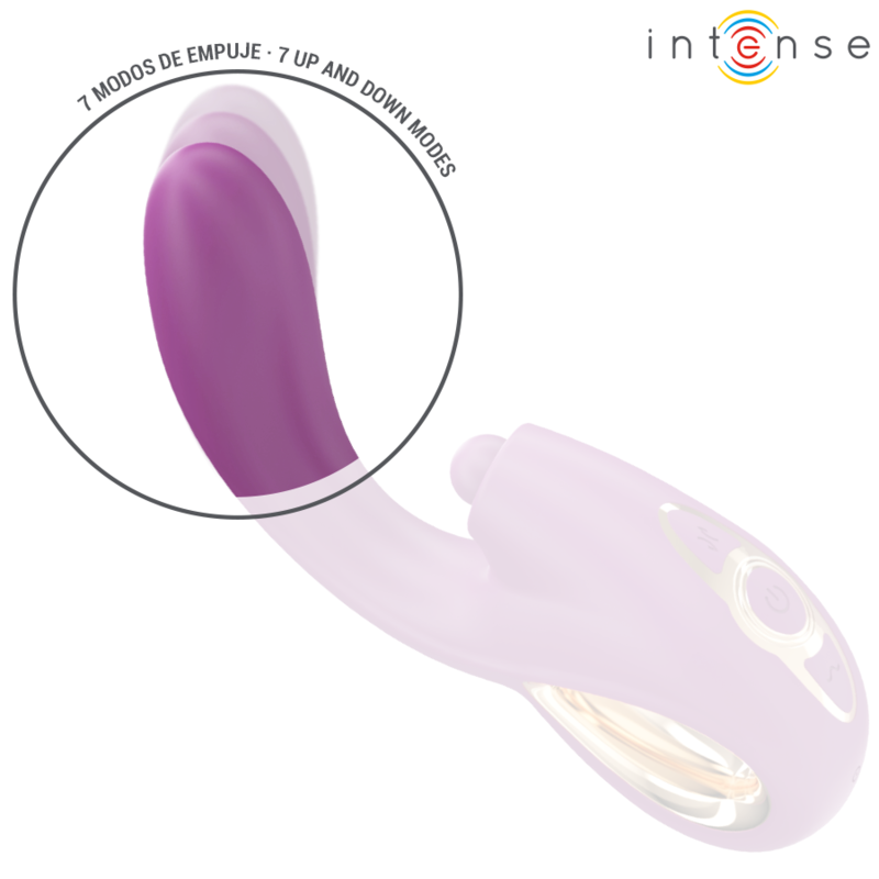 INTENSE - LALI MULTIFUNCTION G-SPOT VIBRATOR TAPPING & THRUST & VIBRATION PURPLE - 4