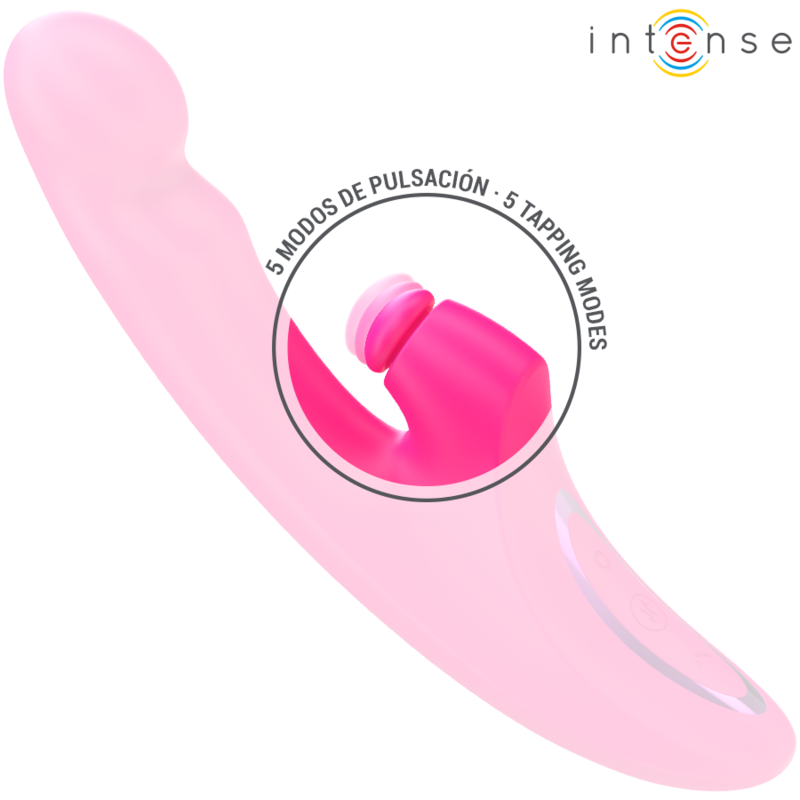 INTENSE - EMI VIBRATOR 13.5 CM MULTIFUNCTION 3 IN 1 10 VIBRATIONS PINK - 3
