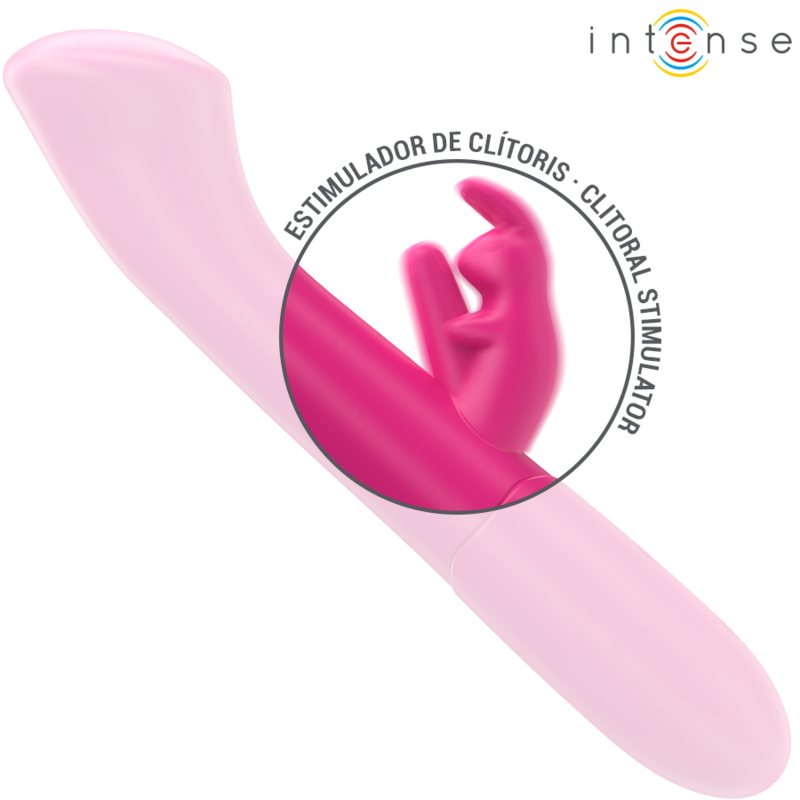 INTENSE - JULIETA RABBIT VIBRATOR 18.6 CM 10 VIBRATIONS PINK - 5