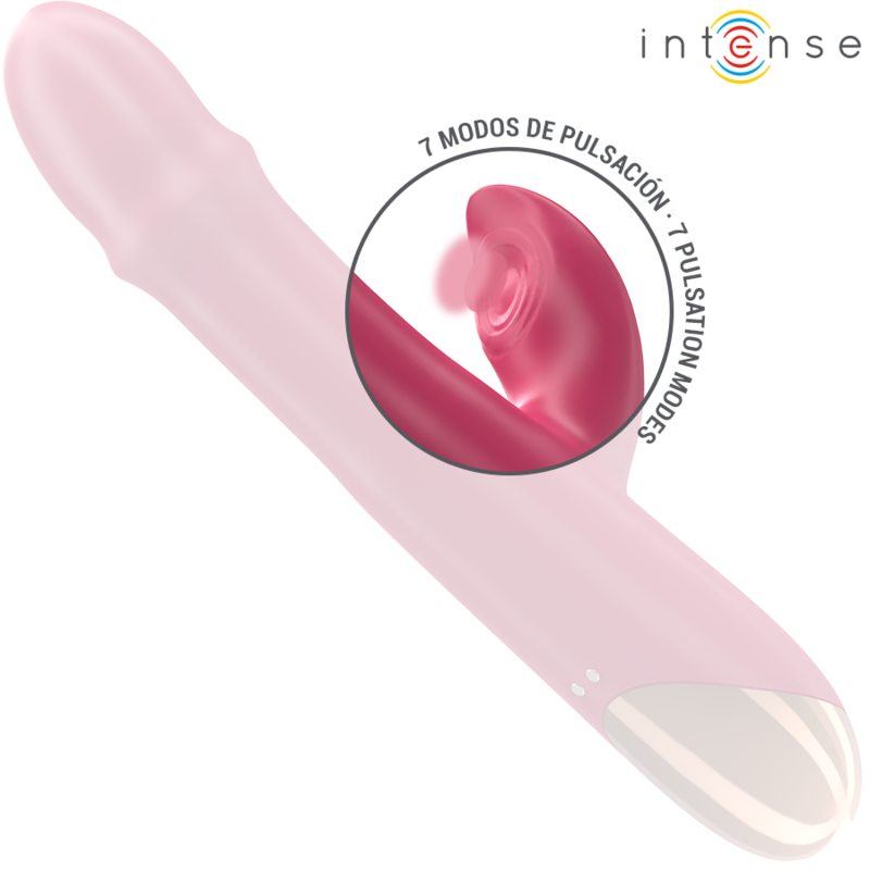 INTENSE - CHLOE MULTIFUNCTION VIBRATOR 3 IN 1 RED - 4