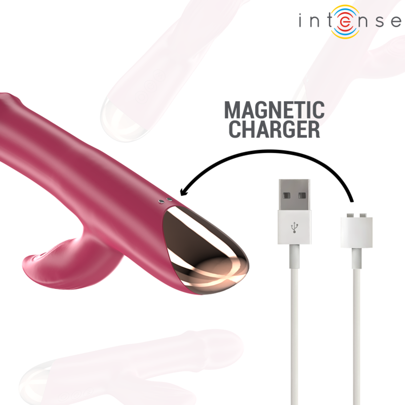INTENSE - CHLOE MULTIFUNCTION VIBRATOR 3 IN 1 RED - 3