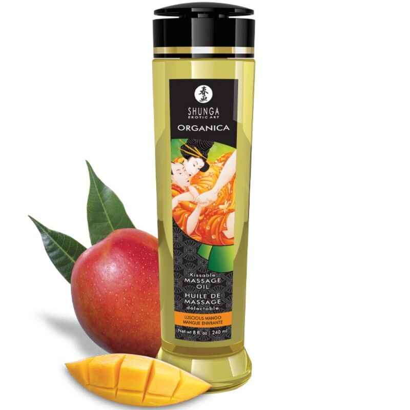 SHUNGA - ORGANIC MASSAGE OIL MANGO 240 ML - 2