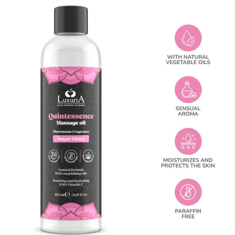 INTIMATELINE LUXURIA - MASSAGE OIL SUGAR CLOUD 150 ML - 4