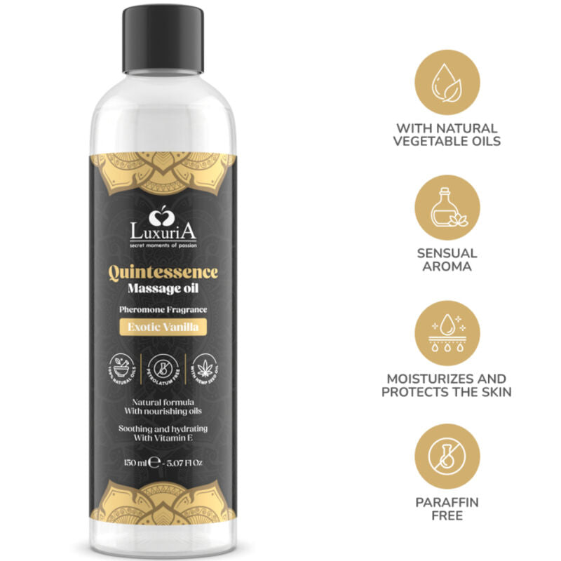 INTIMATELINE LUXURIA - ACEITE DE MASAJES VAINILLA EXOTIC 150 ML - 4