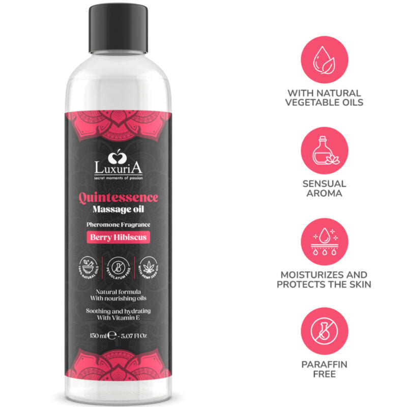 INTIMATELINE LUXURIA - MASSAGE OIL BERRY 150 ML - 3