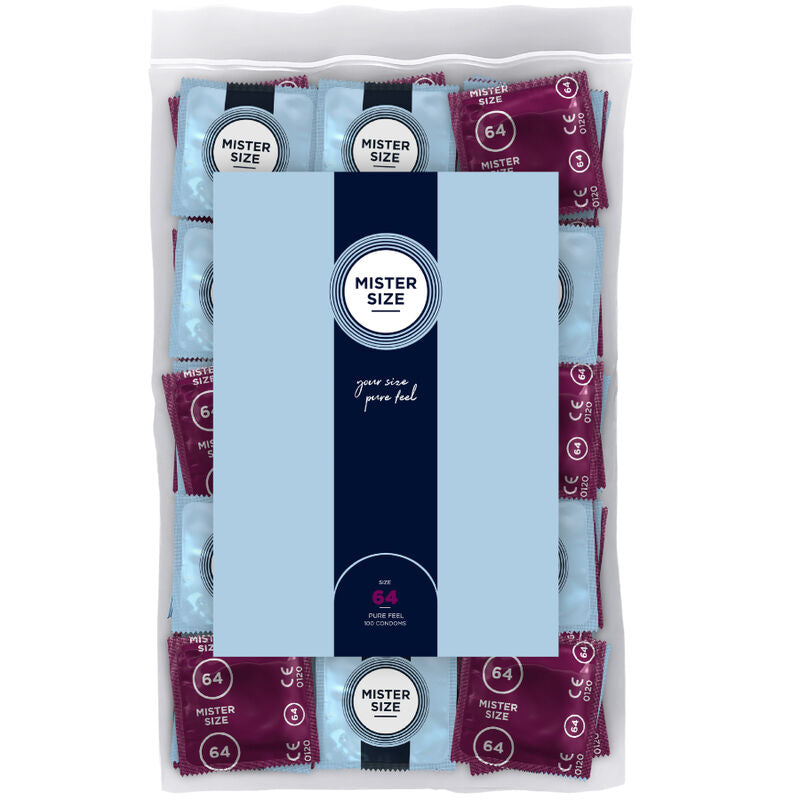 MISTER SIZE - CONDOMS SIZE XXL 64 MM (100 UNITS) - 1