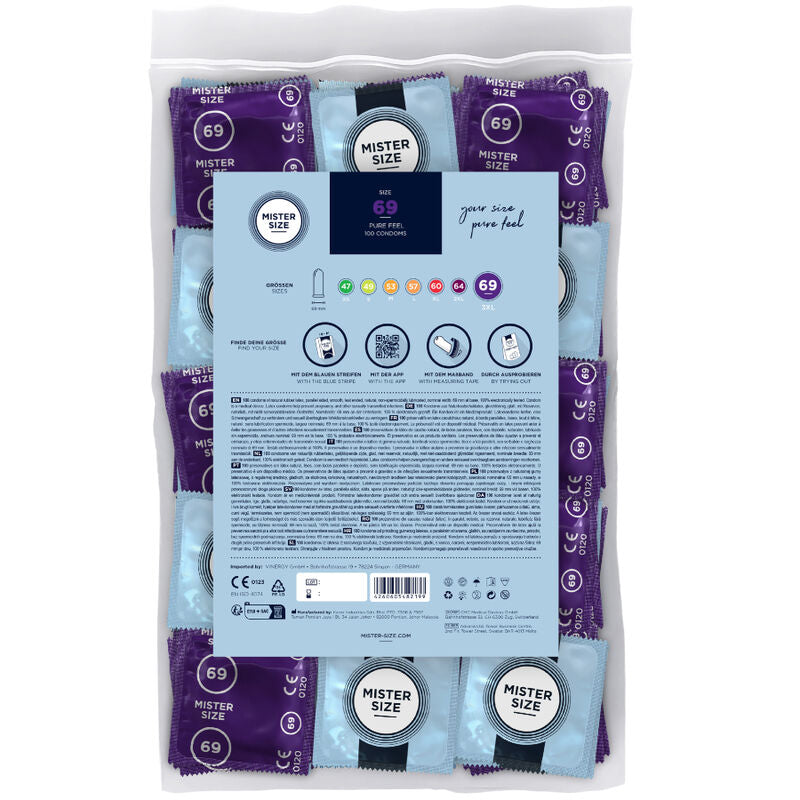 MISTER SIZE - CONDOMS SIZE XXXL 69 MM (100 UNITS) - 2