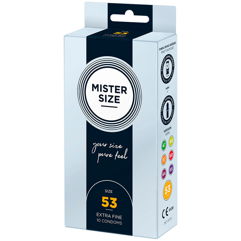 MISTER SIZE - CONDOM SIZE M 53 MM (10 UNITS) - 2