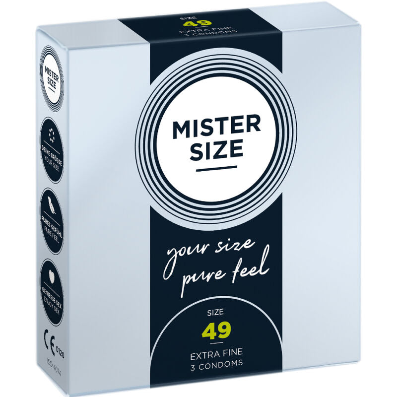 MISTER SIZE - CONDOM SIZE S 49 MM (3 UNITS) - 1