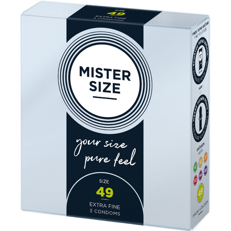 MISTER SIZE - CONDOM SIZE S 49 MM (3 UNITS) - 2
