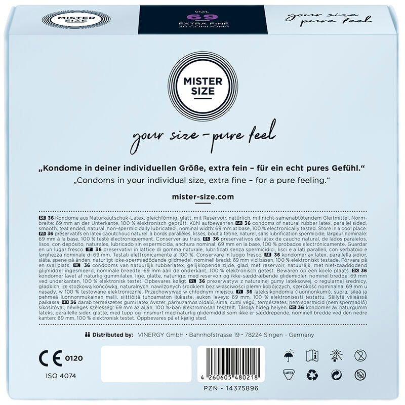 MISTER SIZE - CONDOMS SIZE XXXL 69 MM (36 UNITS) - 2