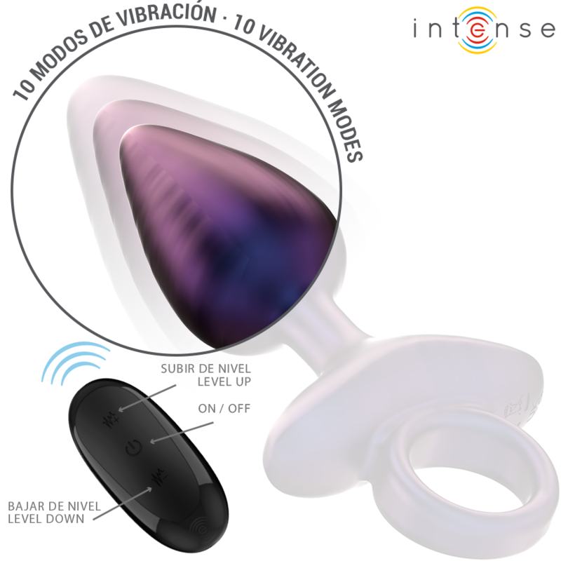 INTENSE - MICHAEL VIBRATING ANAL PLUG MODEL 2 REMOTE CONTROL - 3
