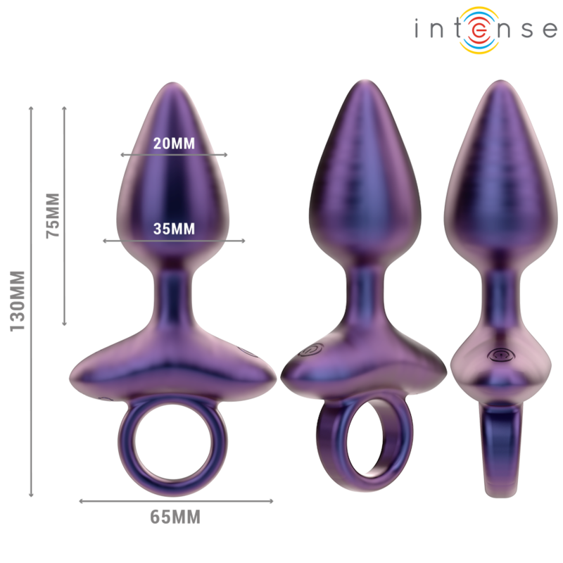 INTENSE - MICHAEL VIBRATING ANAL PLUG MODEL 2 REMOTE CONTROL - 2