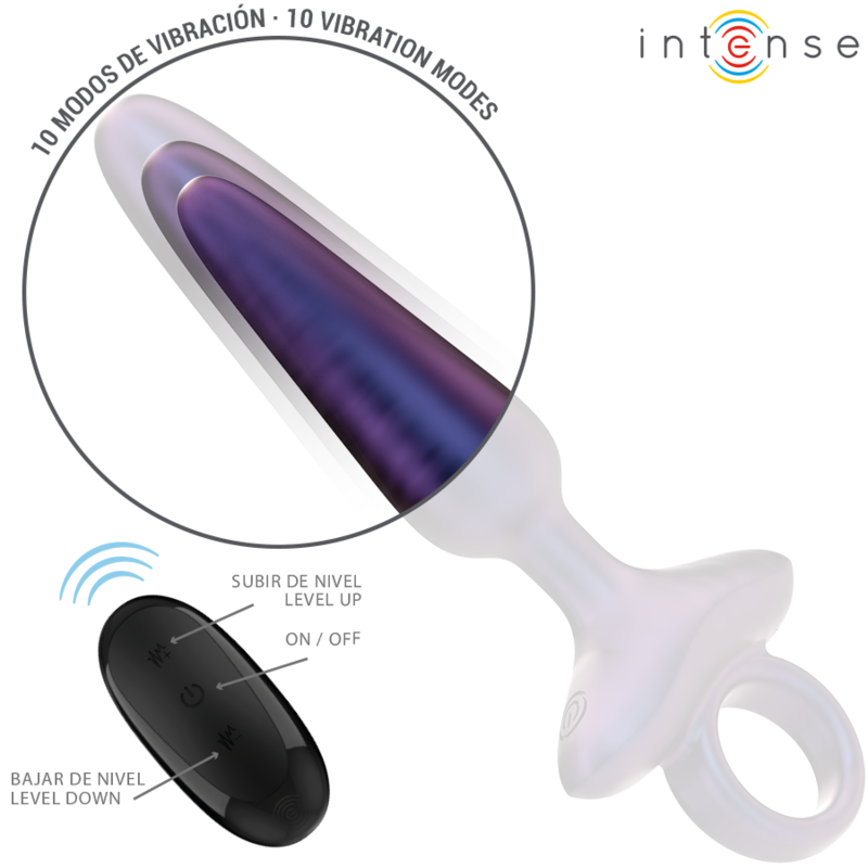 INTENSE - MARLON VIBRATING ANAL PLUG MODEL 4 REMOTE CONTROL - 2