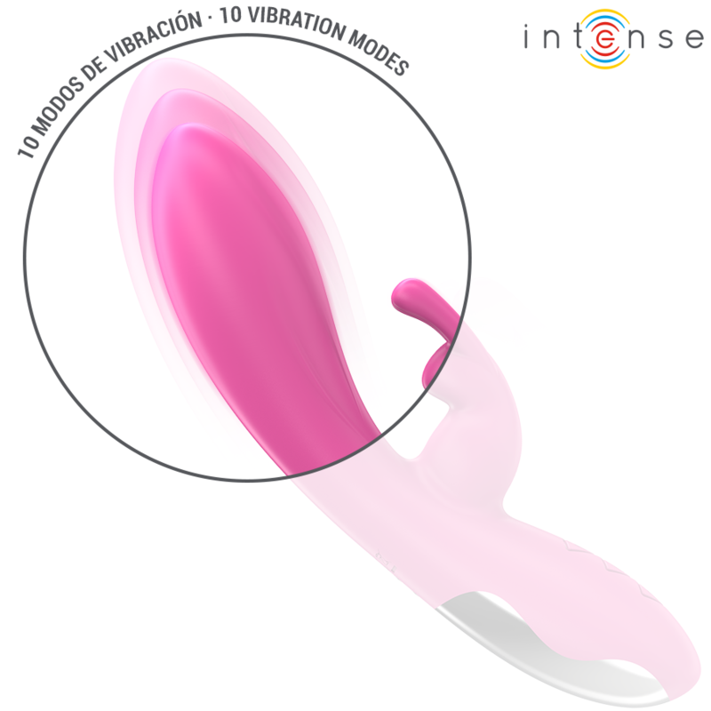 INTENSE - RANDALL RABBIT VIBRATOR 10 VIBRATIONS PINK - 4