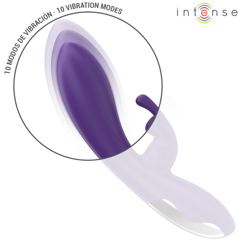 INTENSE - RANDALL RABBIT VIBRATOR 10 VIBRATIONS PURPLE - 5