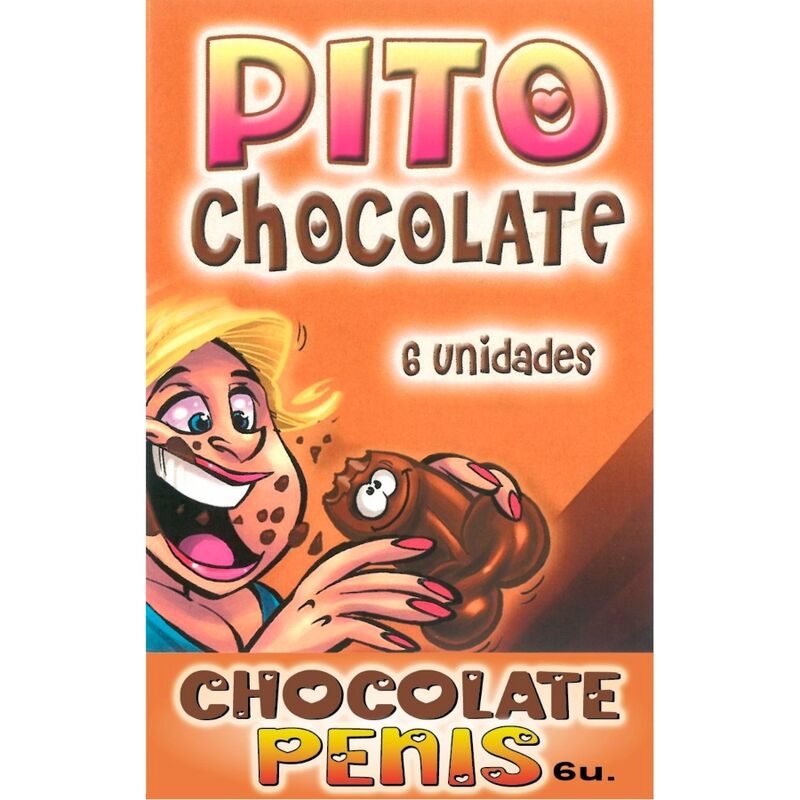 DIABLO PICANTE - BOX OF 6 PENIS-SHAPED CHOCOLATES - 1