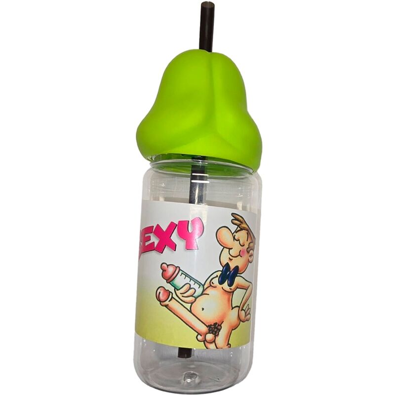 DIABLO PICANTE - PENIS SHAPED 360 ML BABY BOTTLE GREEN - 1