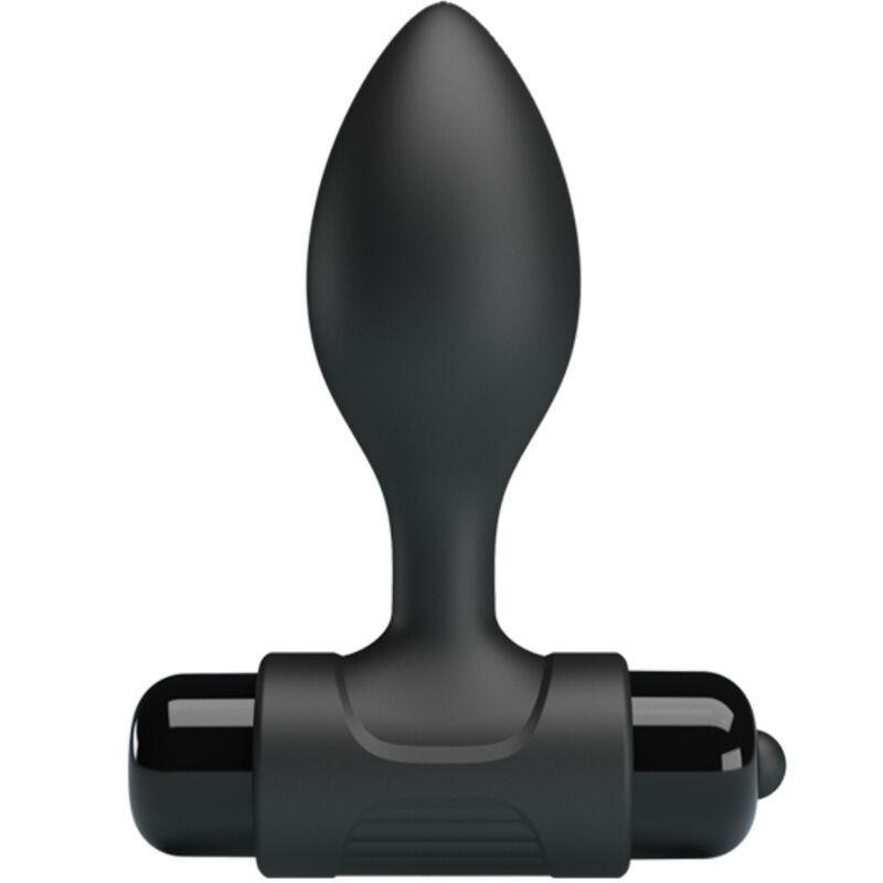 PRETTY LOVE - VIBRA BUTT 10 VIBRATIONS ANAL PLUG BLACK - 1