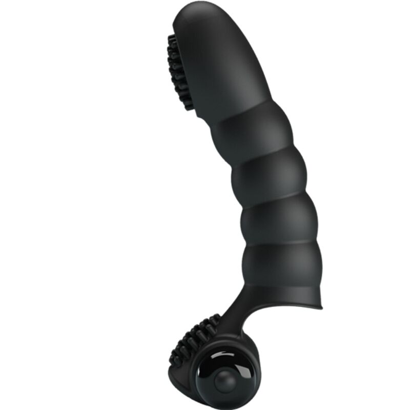 PRETTY LOVE - ALEXANDER FINGER VIBRATOR 10 VIBRATIONS BLACK - 6
