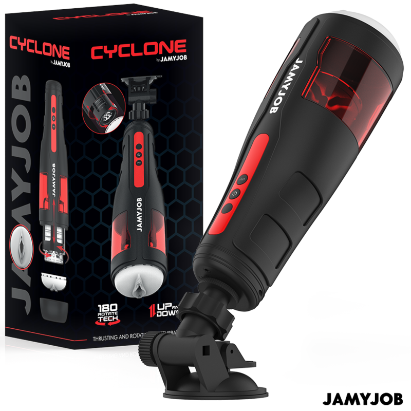 JAMYJOB - CYCLONE AUTOMATIC VAGINA MASTURBATOR 10 ROTATION AND THRUST MODES - 4
