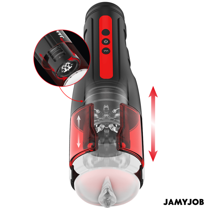 JAMYJOB - CYCLONE AUTOMATIC VAGINA MASTURBATOR 10 ROTATION AND THRUST MODES - 1