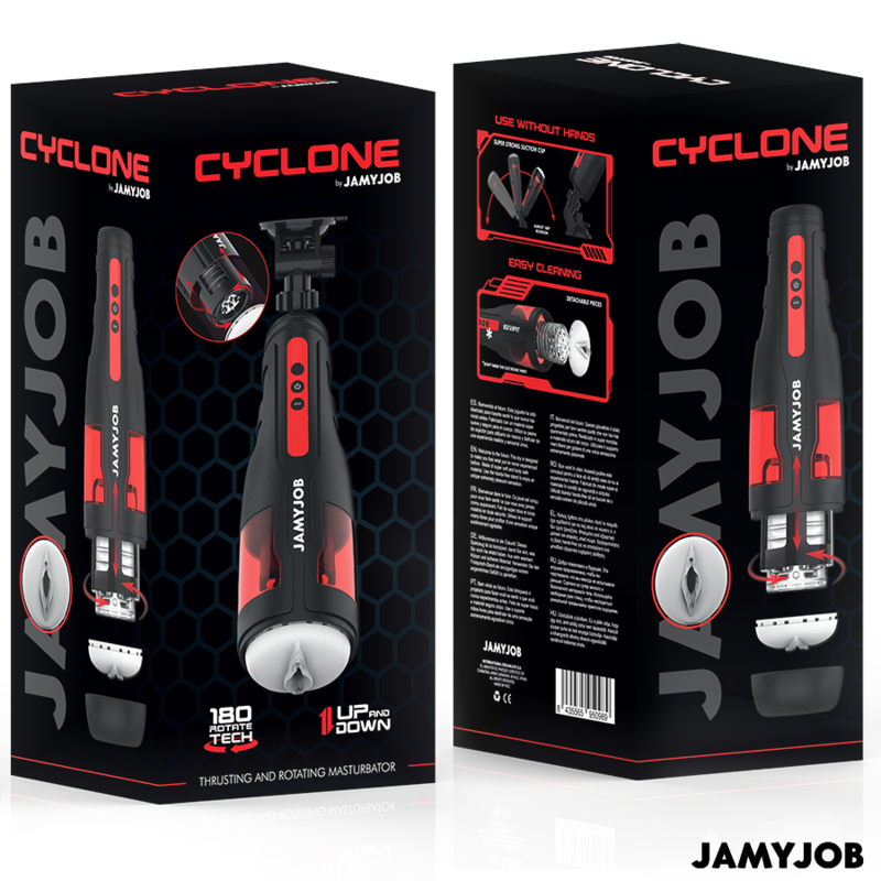 JAMYJOB - CYCLONE AUTOMATIC VAGINA MASTURBATOR 10 ROTATION AND THRUST MODES - 7