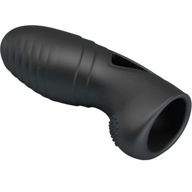 PRETTY LOVE - ALAN SILICONE FINGER VIBRATOR BLACK - 2
