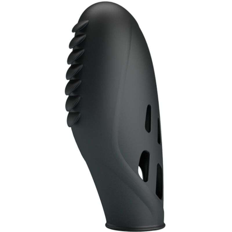 PRETTY LOVE - GILO SILICONE FINGER VIBRATOR BLACK - 8