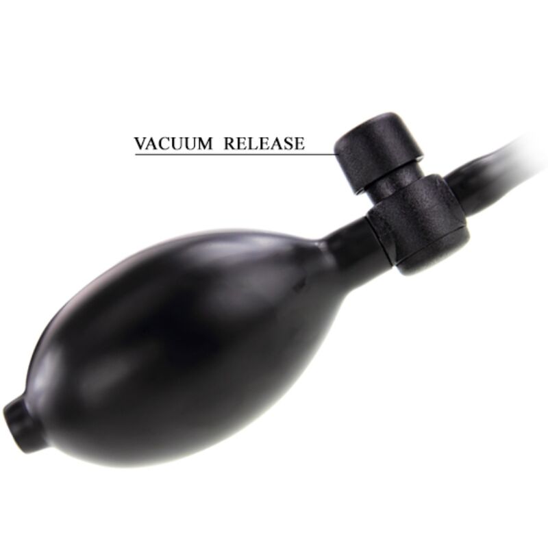 PRETTY LOVE - INFLATABLE ANAL PLUG BLACK - 1