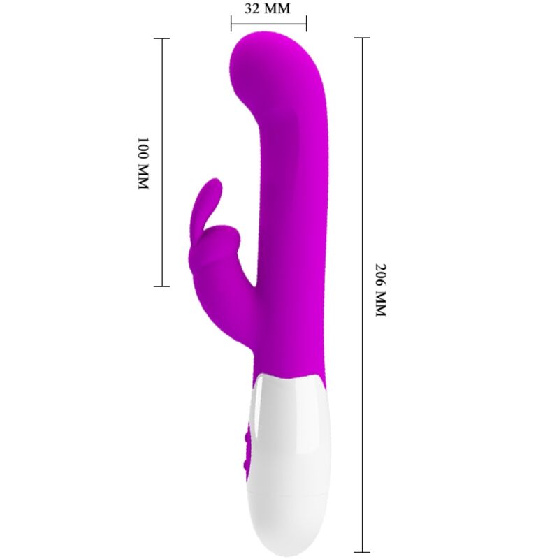 PRETTY LOVE - CENTAUR VIBRATOR RABBIT 30 VIBRATION MODES PURPLE - 2