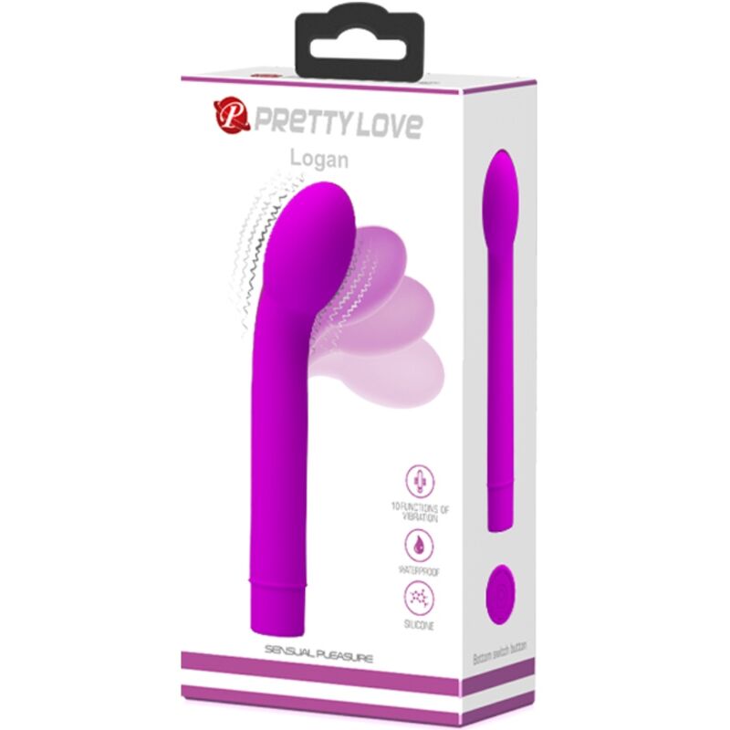PRETTY LOVE - LOGAN G-SPOT VIBRATOR 10 VIBRATIONS PURPLE - 2