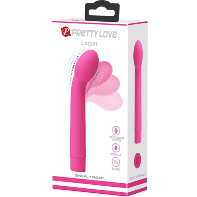 PRETTY LOVE - LOGAN G-SPOT VIBRATOR 10 VIBRATIONS PINK - 2