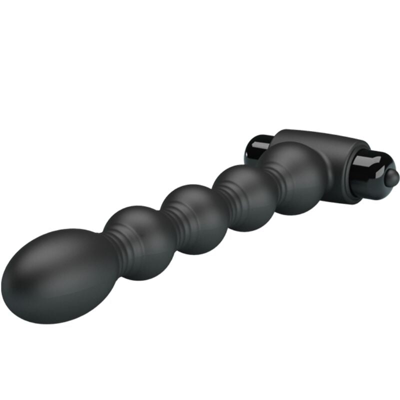 PRETTY LOVE - LYNN SILICONE ANAL PLUG 10 VIBRATIONS BLACK - 2