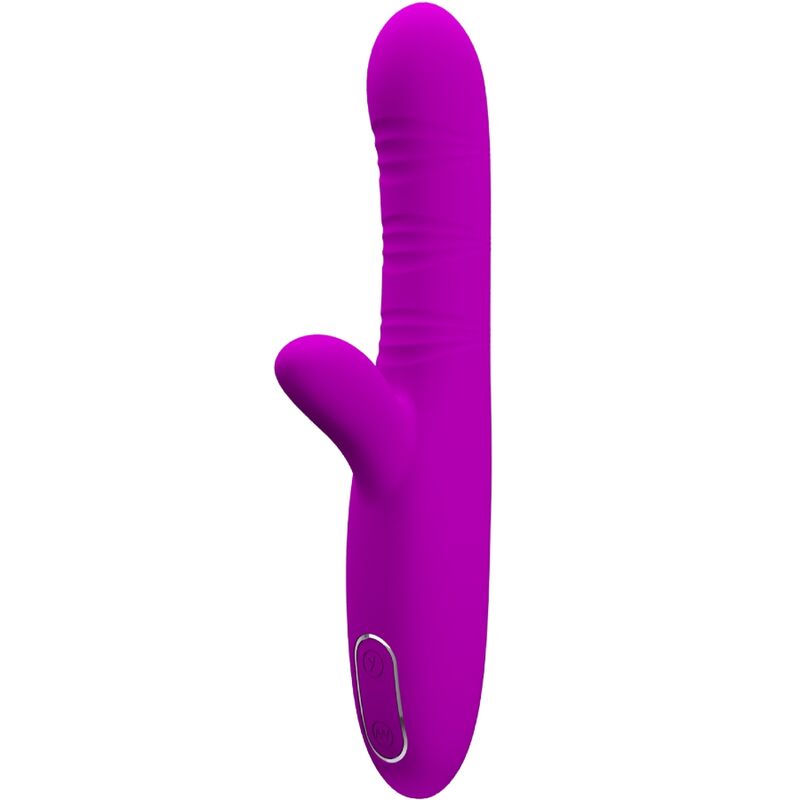 PRETTY LOVE - ANGELIQUE MULTIFUNCTION VIBRATOR + CLITORIS STIMULATOR PURPLE - 6
