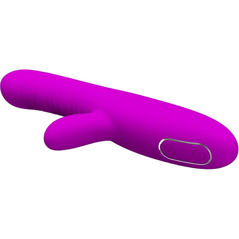 PRETTY LOVE - ANGELIQUE MULTIFUNCTION VIBRATOR + CLITORIS STIMULATOR PURPLE - 5
