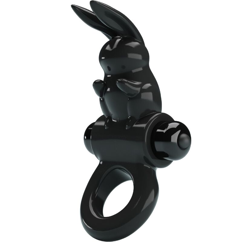 PRETTY LOVE - EXCITING RING RABBIT VIBRATOR RING 10 VIBRATIONS BLACK - 6