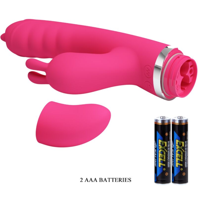 PRETTY LOVE - PHOENIX MULTIFUNCTION RABBIT VIBRATOR PINK - 4