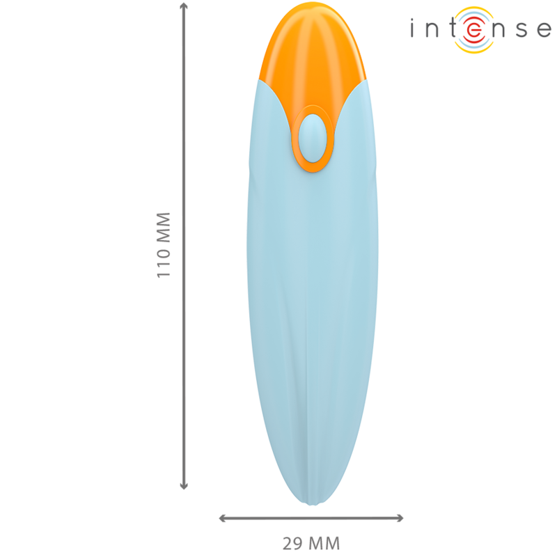 INTENSE - MIKE VIBRATING BULLET 10 VIBRATIONS BLUE - 3