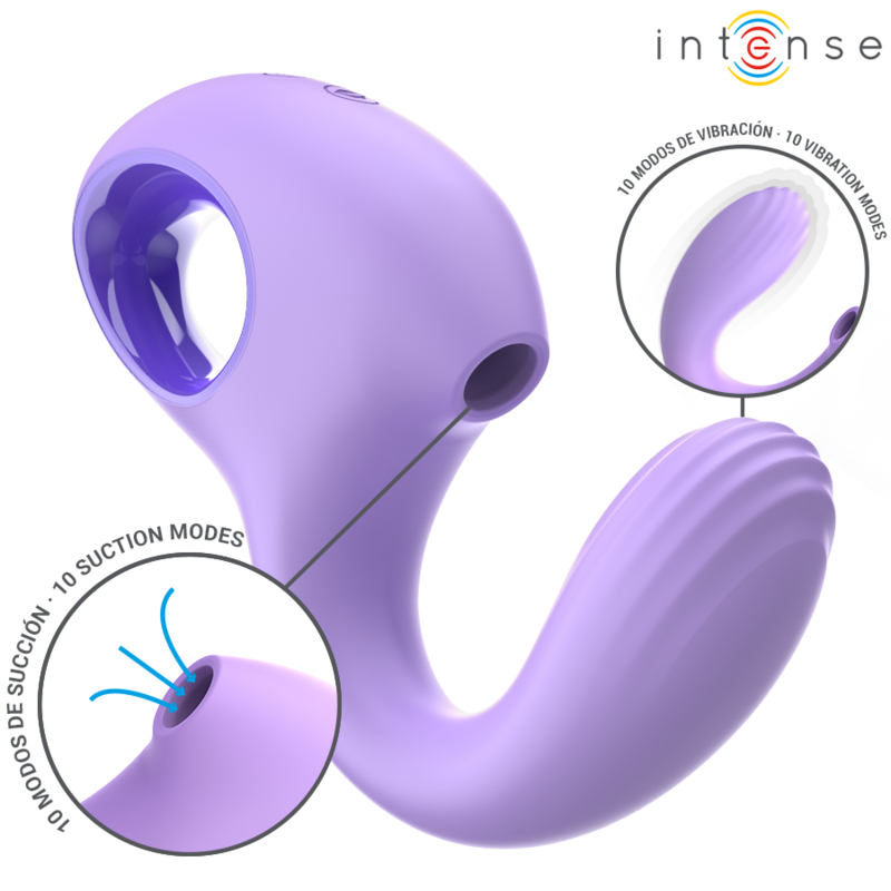 INTENSE - BAXTER VIBRATOR & STIMULATOR VIOLET - 6