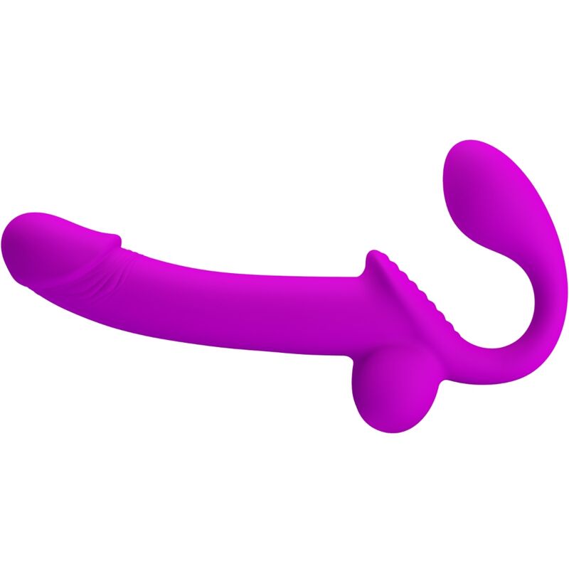 PRETTY LOVE - KELPIE DOUBLE STRAP-ON STIMULATOR PURPLE - 1