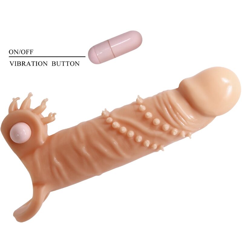 PRETTY LOVE - CONNOR PENIS SLEEVE + CLITORIS STIMULATOR FLESH - 2